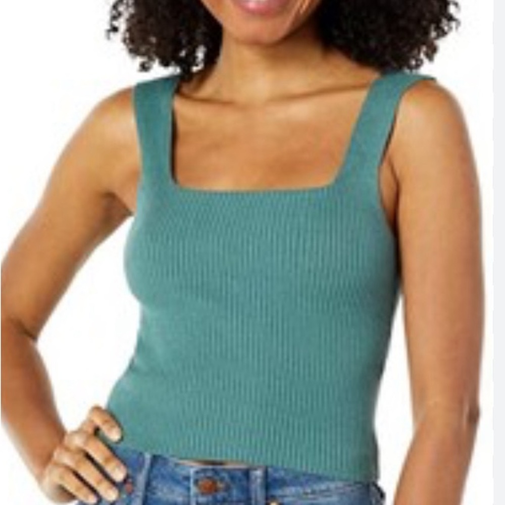 Abercrombie and fitch square neck sweater crop tank small NWT